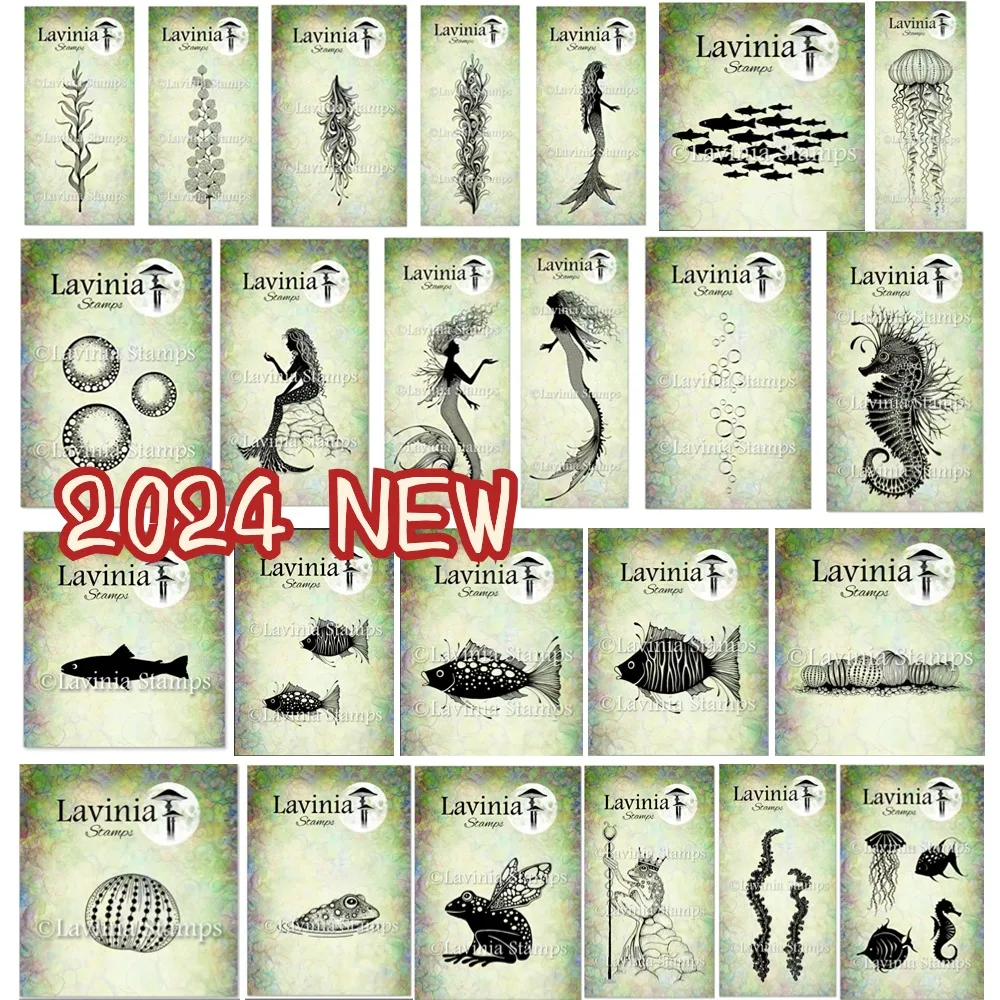 Mermaids and marine organisms clear silicone stamps for DIY scrapbooking craft supplies stamp photo album card making