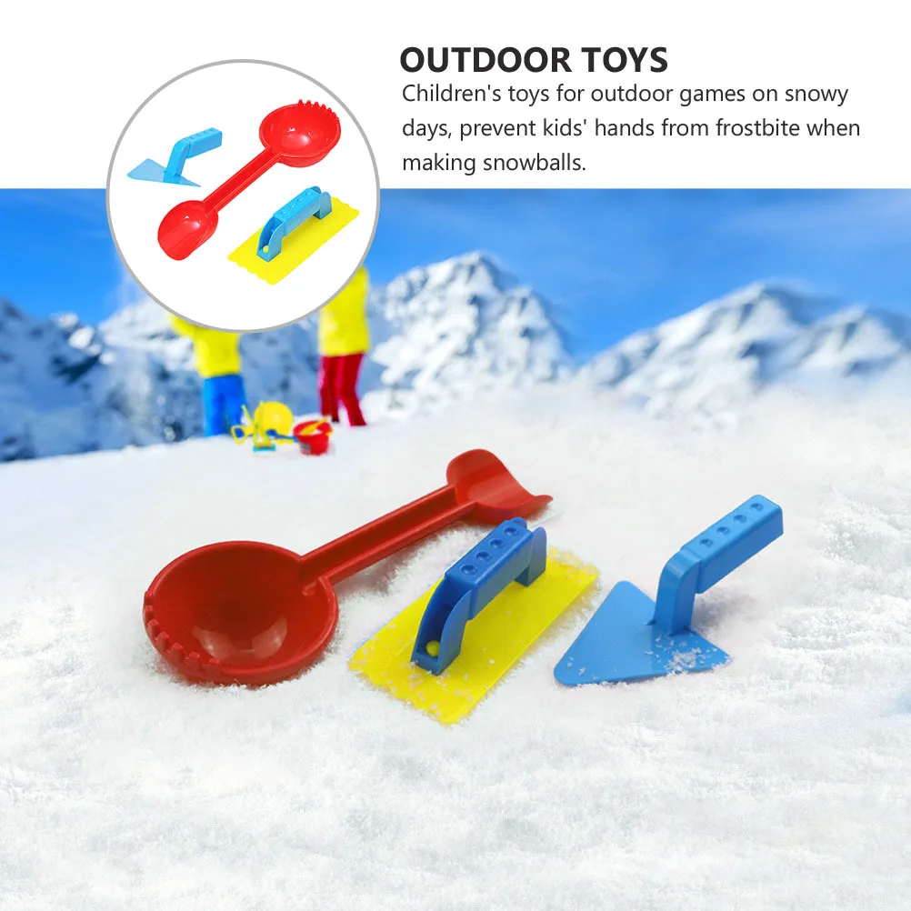 1Set Plastic Maker Creative Winter Fight Equipment Outdoor Game Shaper Kids Winter Plaything Mold Shaper