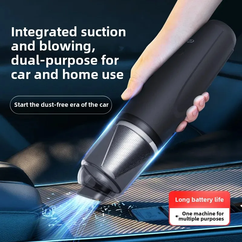 ポータブルワイヤレス車用掃除機強力なブロー吸引ツーインワンハイパワー送風集塵機オートバイ機器 Acc