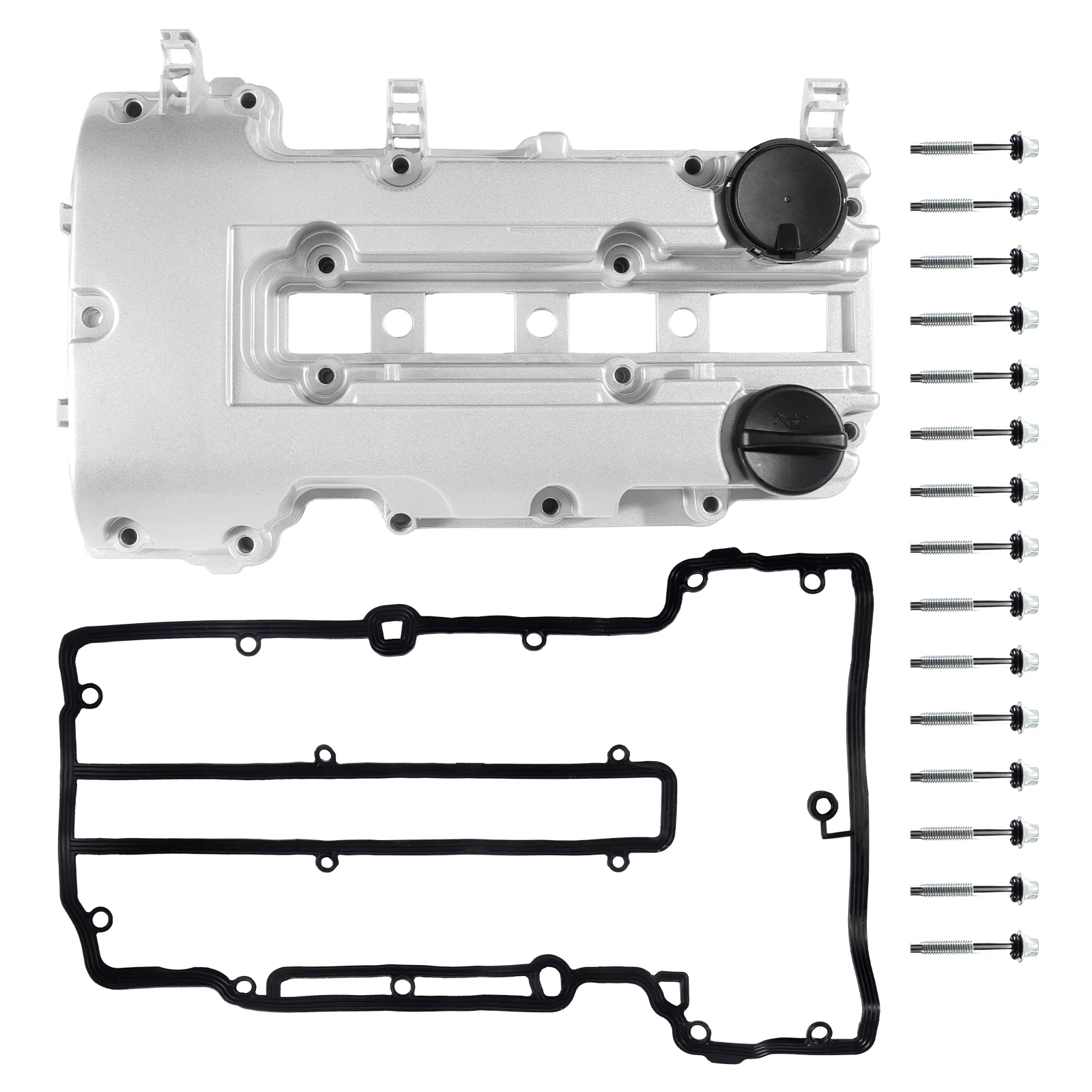25198498 55573746 Nowa aluminiowa pokrywa zaworów silnika do Chevrolet Chevy Cruze Trax Sonic Volt Buick Encore Cadillac ELR 1.4L — 2