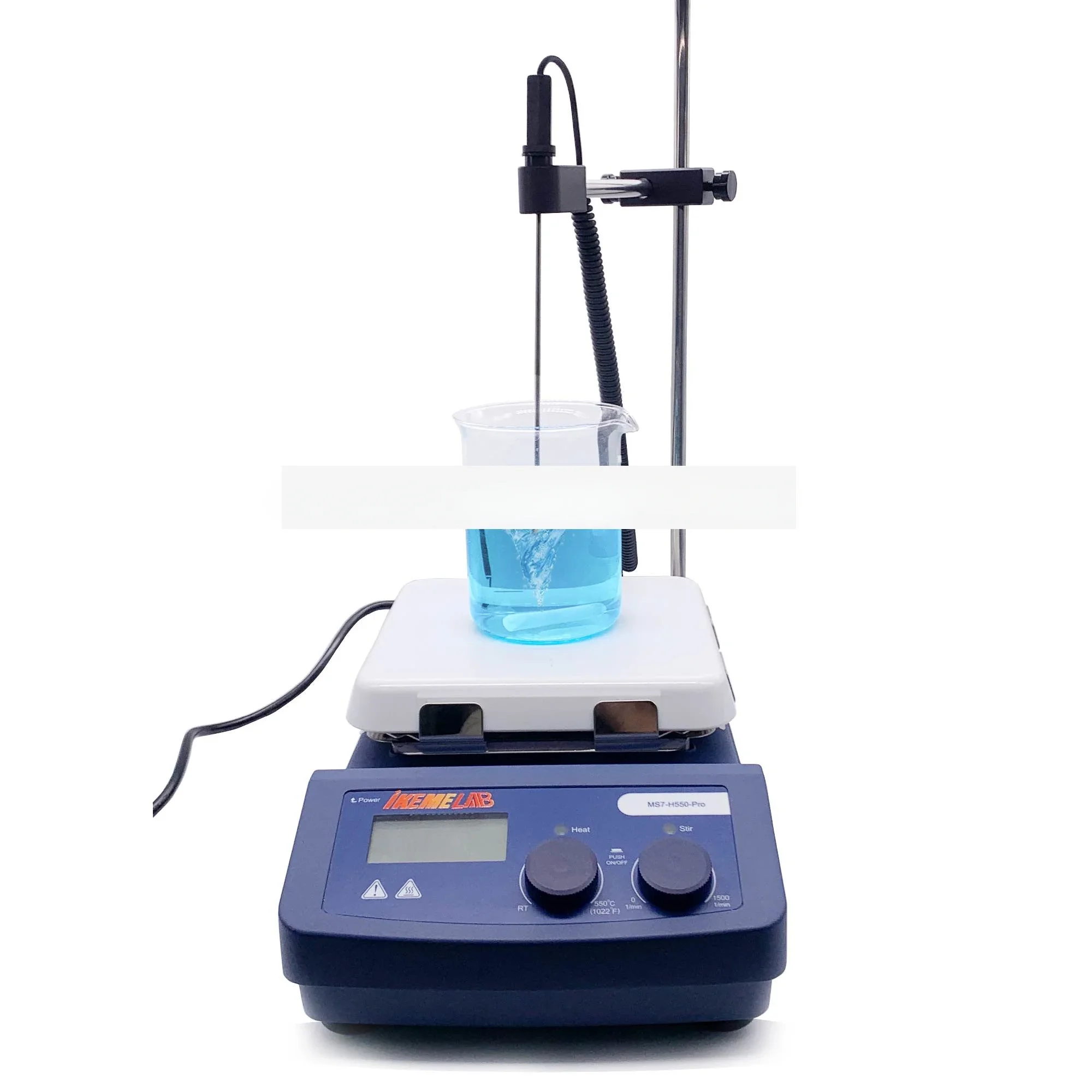 IKEME 100~1500rpm Laboratory Heating Equipment Electric Stirrer Lab Hot Plate Mixer Digital Magnetic Stirrer With Heating Plate