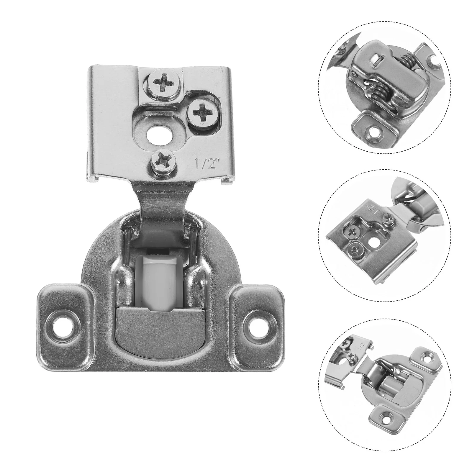 

1Set American Style Kitchen Cabinet Hinge Full Overlay Soft Close Stainless Steel Concealed Door Hinge Replacement