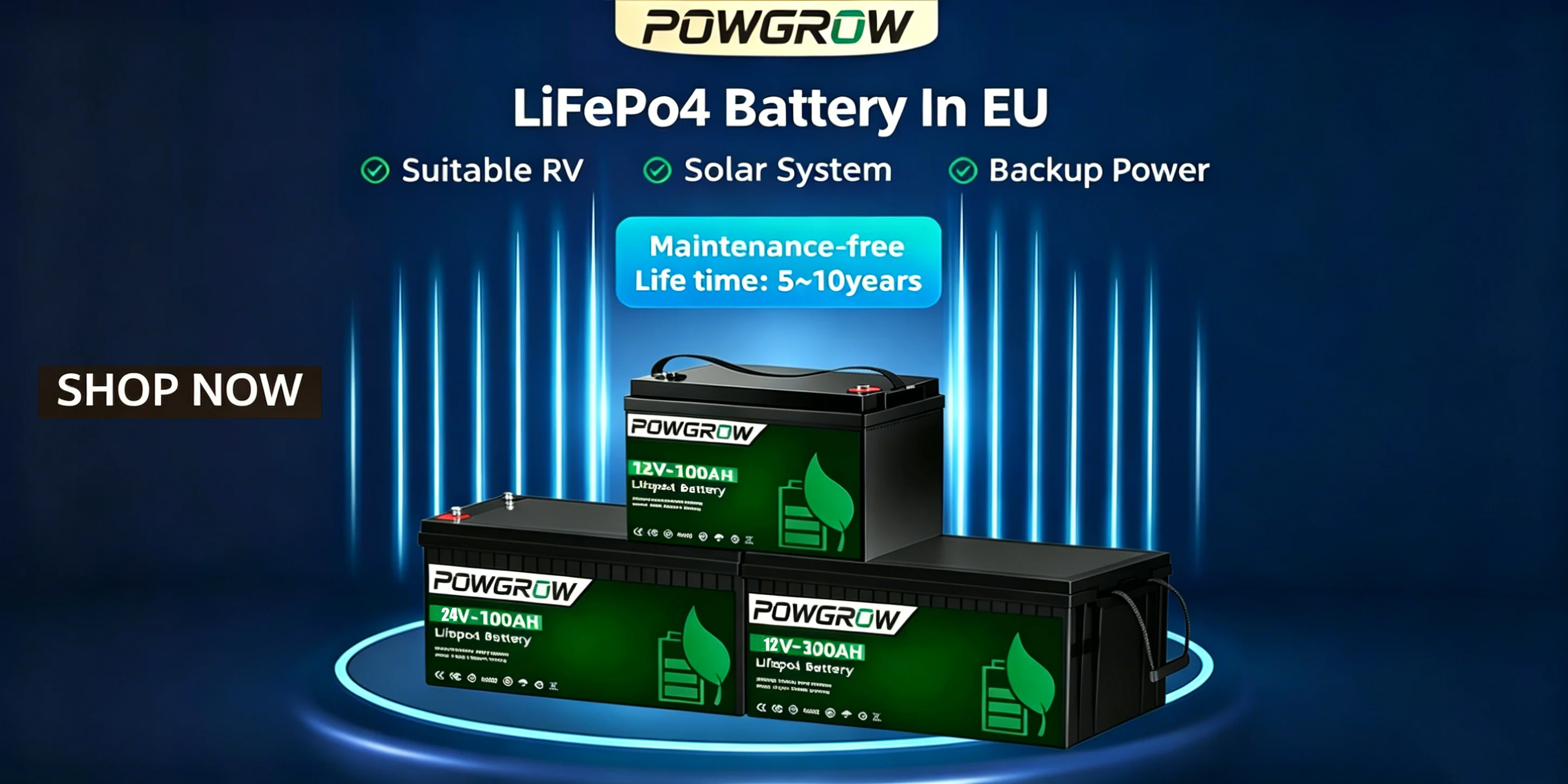 POWGROW 5KW 24V Hybrid-Solarwechselrichter Reine Sinuswelle 230VAC Wechselrichter PV-Eingang 500VDC mit Doppelausgang Inklusive Wi-Fi-Modul – Detail 1