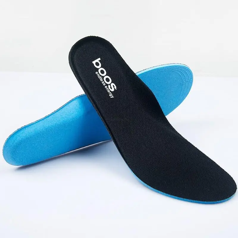 Sports Shock-Absorbing Insoles Soft Breathable Deodorant Cushion Shoe Inserts Running Anti-slip Template for Men Women Insole