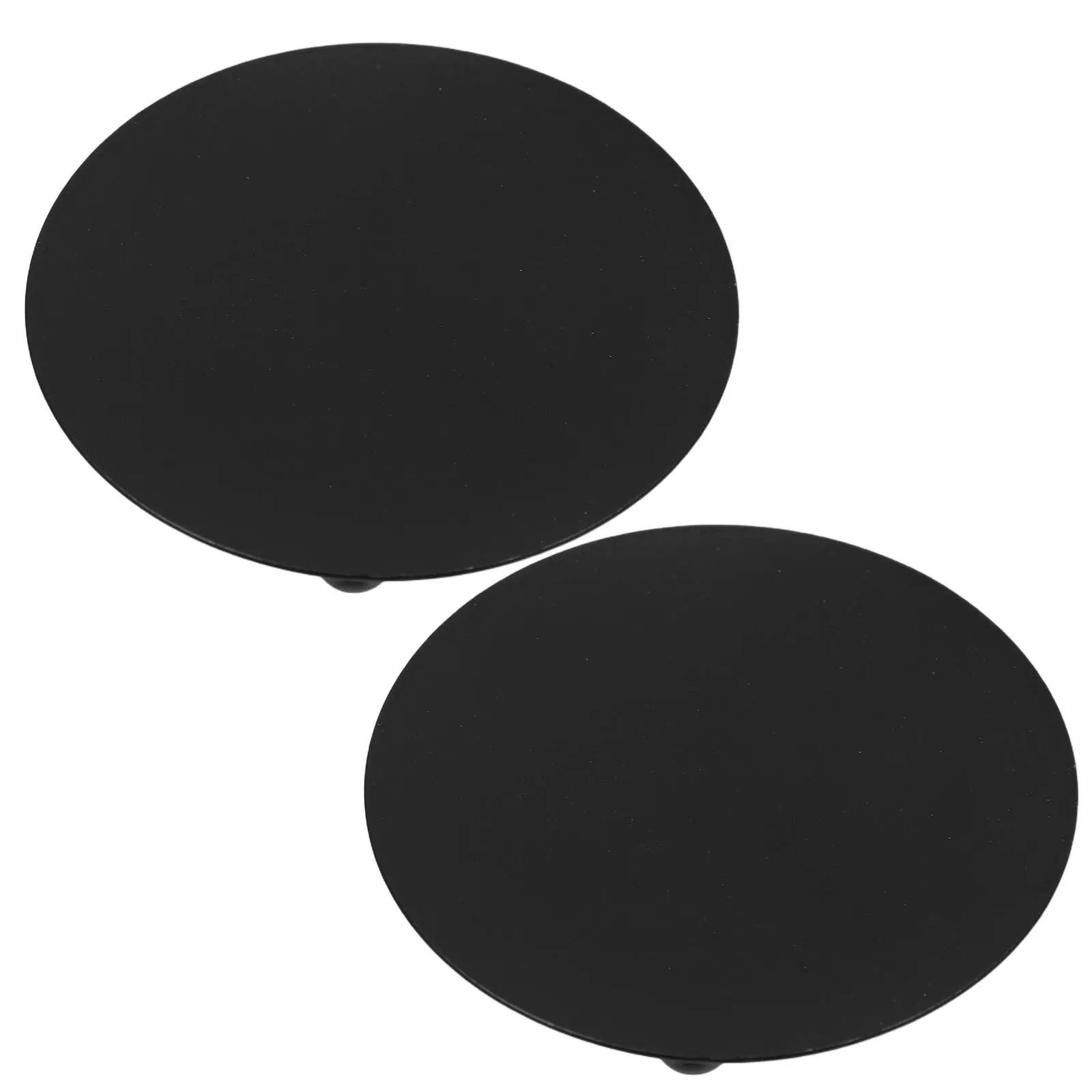 

2Pcs Iron Holder Tray Set Modern Elegant Design Dining Table Centerpiece Decorative Holder for Tealight Dinner