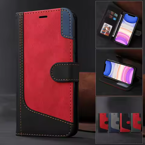 Wallet Flip Leather Case For Samsung Galaxy A16 A15 A14 A13 A12 A06 A05 A05S A04E A04S A03Core A52 A72 A32 A22 A22S 4G 5G