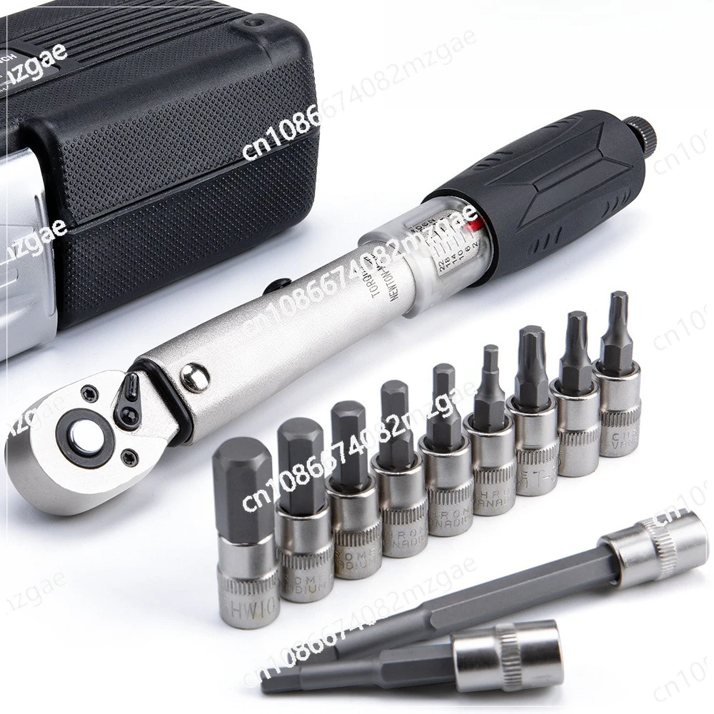 Bicycle Torque Wrench Repair Tool, Multi-Function Bike Mechanic Tool Set, Portable Mountain Bike Repair Equipment for Cycling