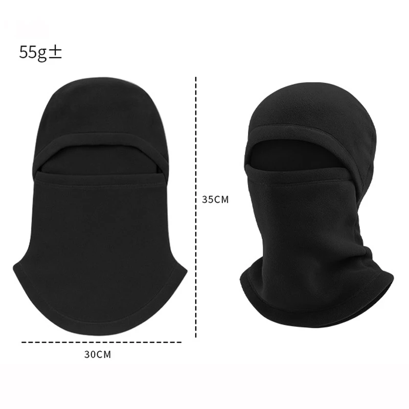 Winter Fleece Balaclava Männer Gesicht Wärmer Mützen Thermische Kopf Abdeckung Outdoor Radfahren Bergsteigen Maske Hals Kappe – Detail 3