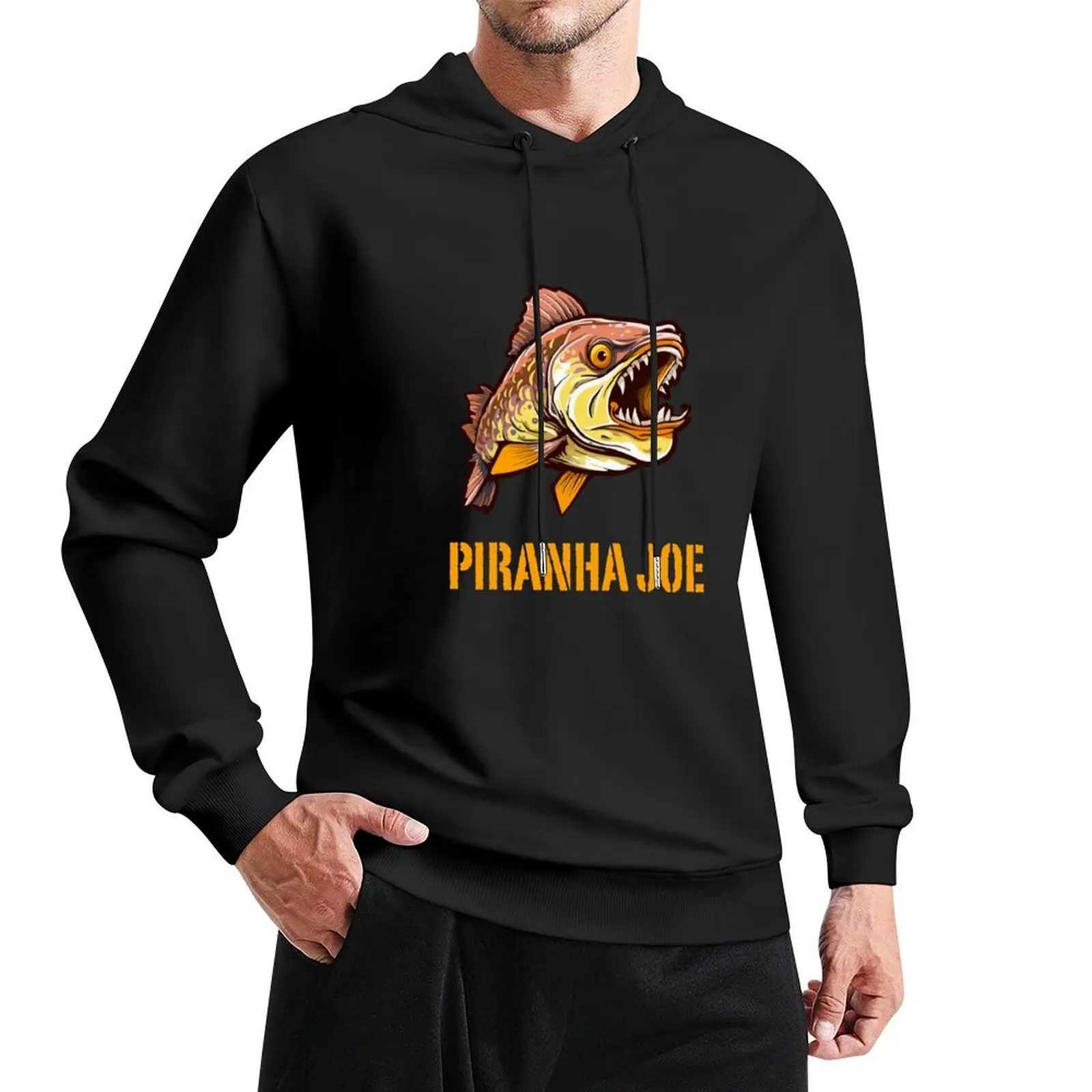 PIRANHA JOE هوديي ملابس الرجال معطف الرجال قميص العرق مجموعة ملابس رجالي رياضية
