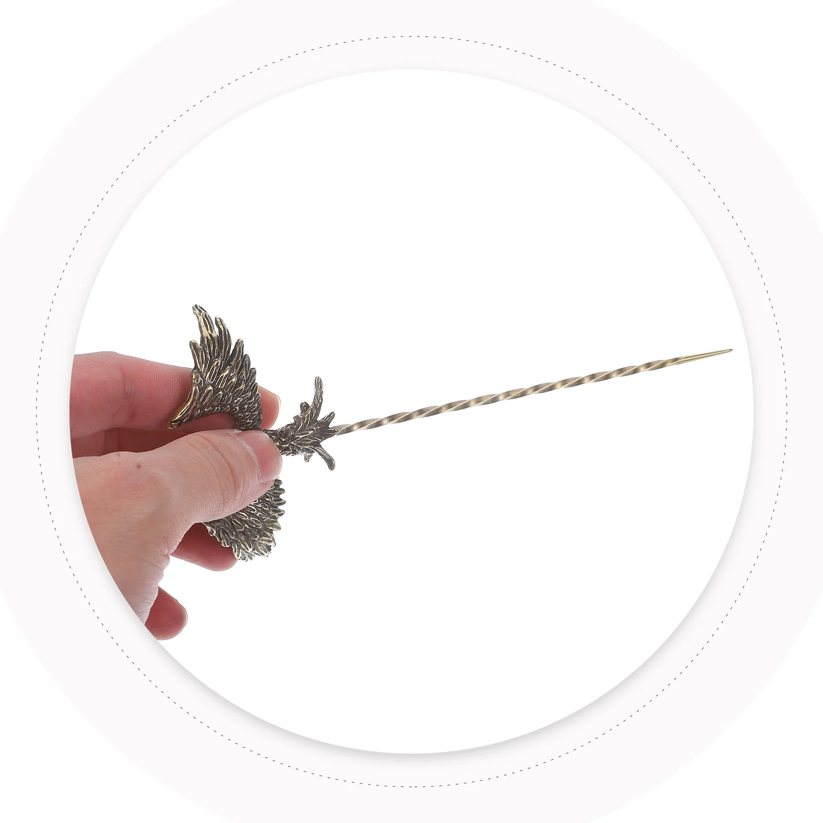 

Elegant Vintage Brass Tea Needle Multi Functional Teapot Teacup Unclogging Tool Chinese Tea Ceremony Supplies Hair Pin