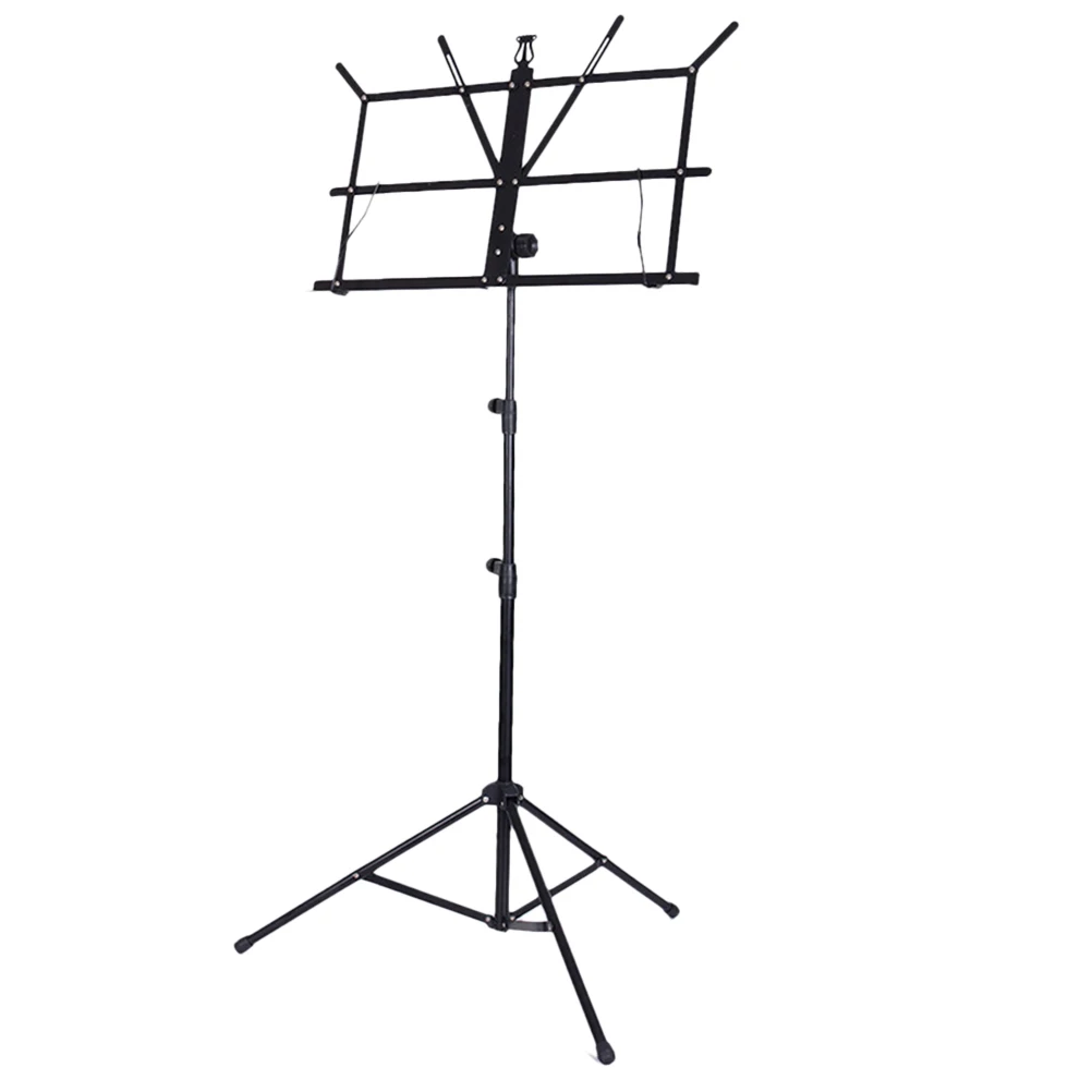 

Traveling Adjustable Song Stand Musical Accessories Foldable Black Guitar Folding
