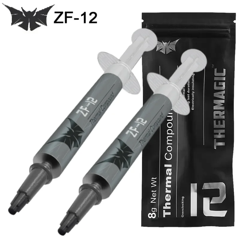 High quality cpu thermal paste zf 12w Thermal pastes processor zf-12 Thermal grease Grease Paste Silicone Plaster pasta termica