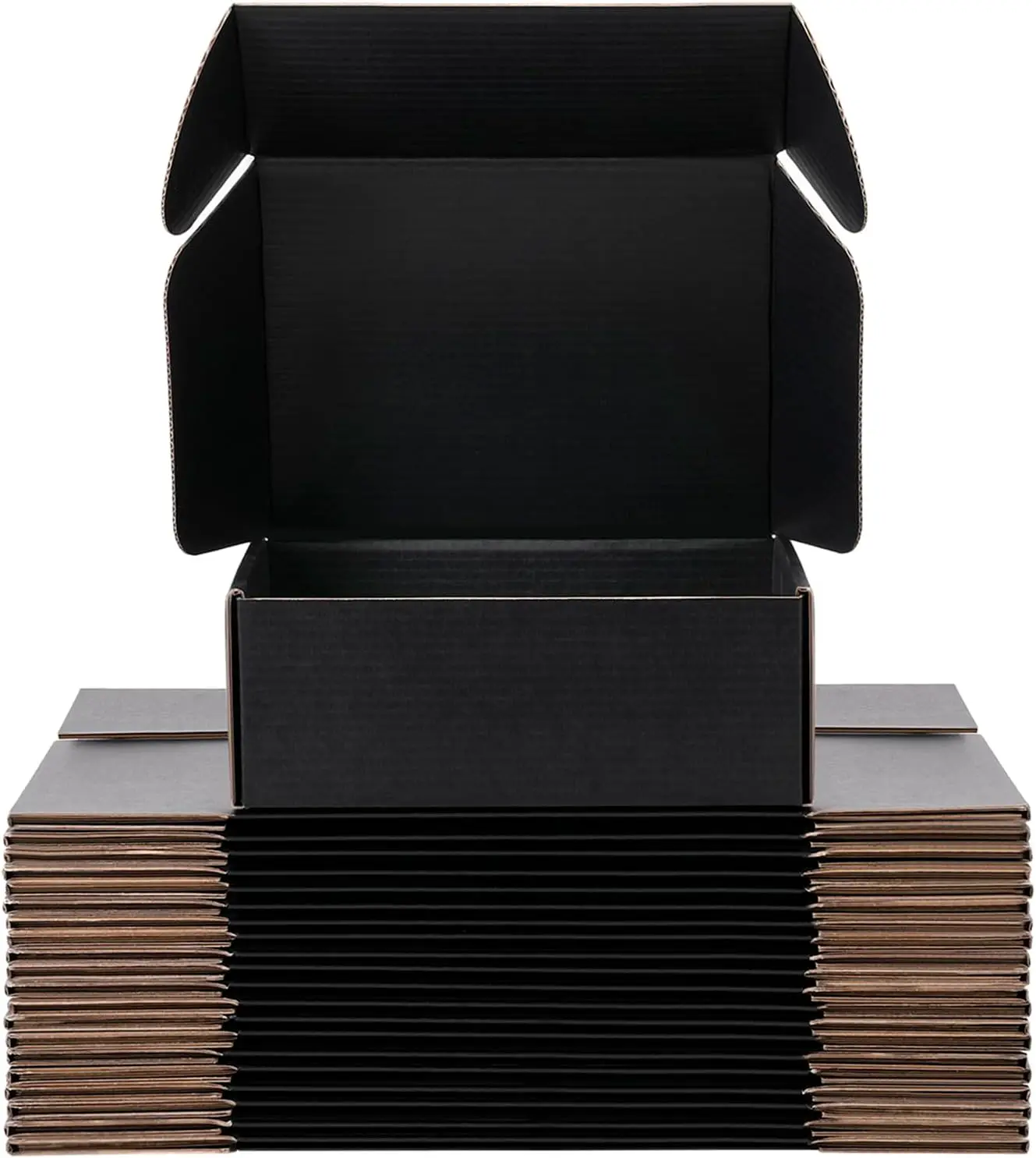 

Small Shipping Boxes 12x9x4 Inches Black Corrugated Cardboard 20-Pack for Mailing Packing Small Business Gift Packaging Sturdy