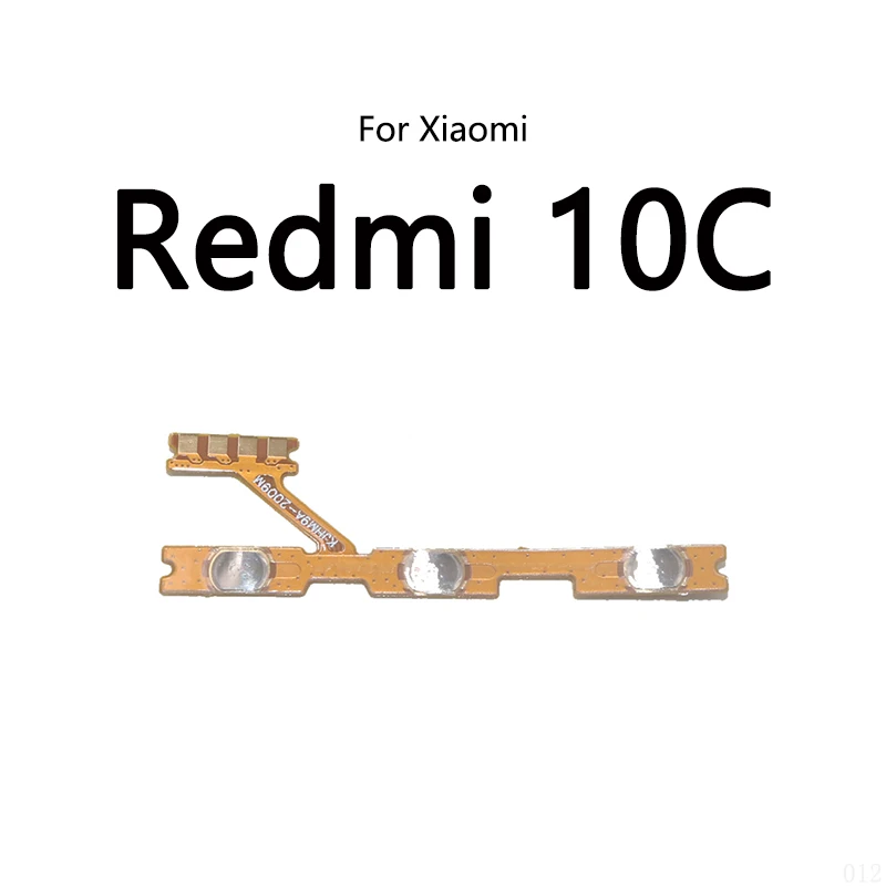 Power Button Switch Volume Mute Button On / Off Flex Cable For Xiaomi Redmi 10 10A 10C 10X 4G 5G