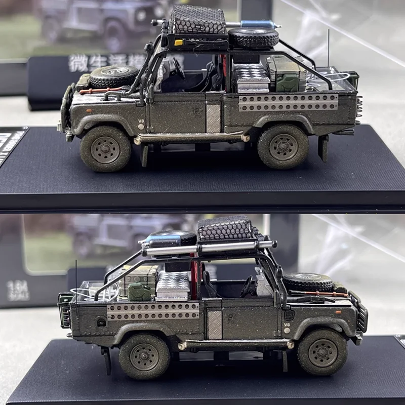 SW 1/64 Defender 110 ล้อแม็กของเล่นมอเตอร์รถDiecastโลหะรุ่นของขวัญ