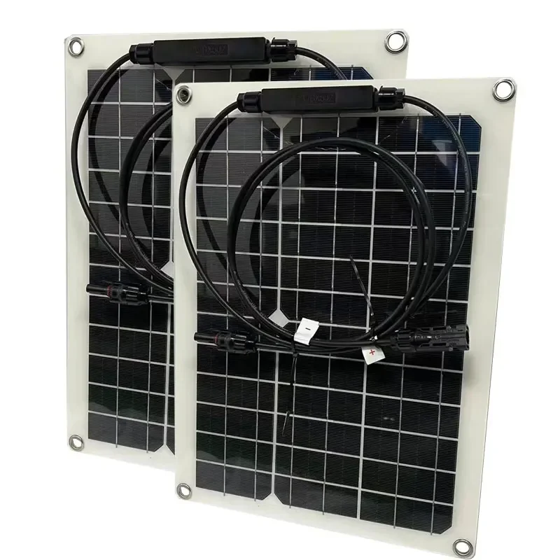 300W Solar Panel 12/24V Charger 30A/60A Controller Power Supply System Photovoltaic Power Generation Household Components