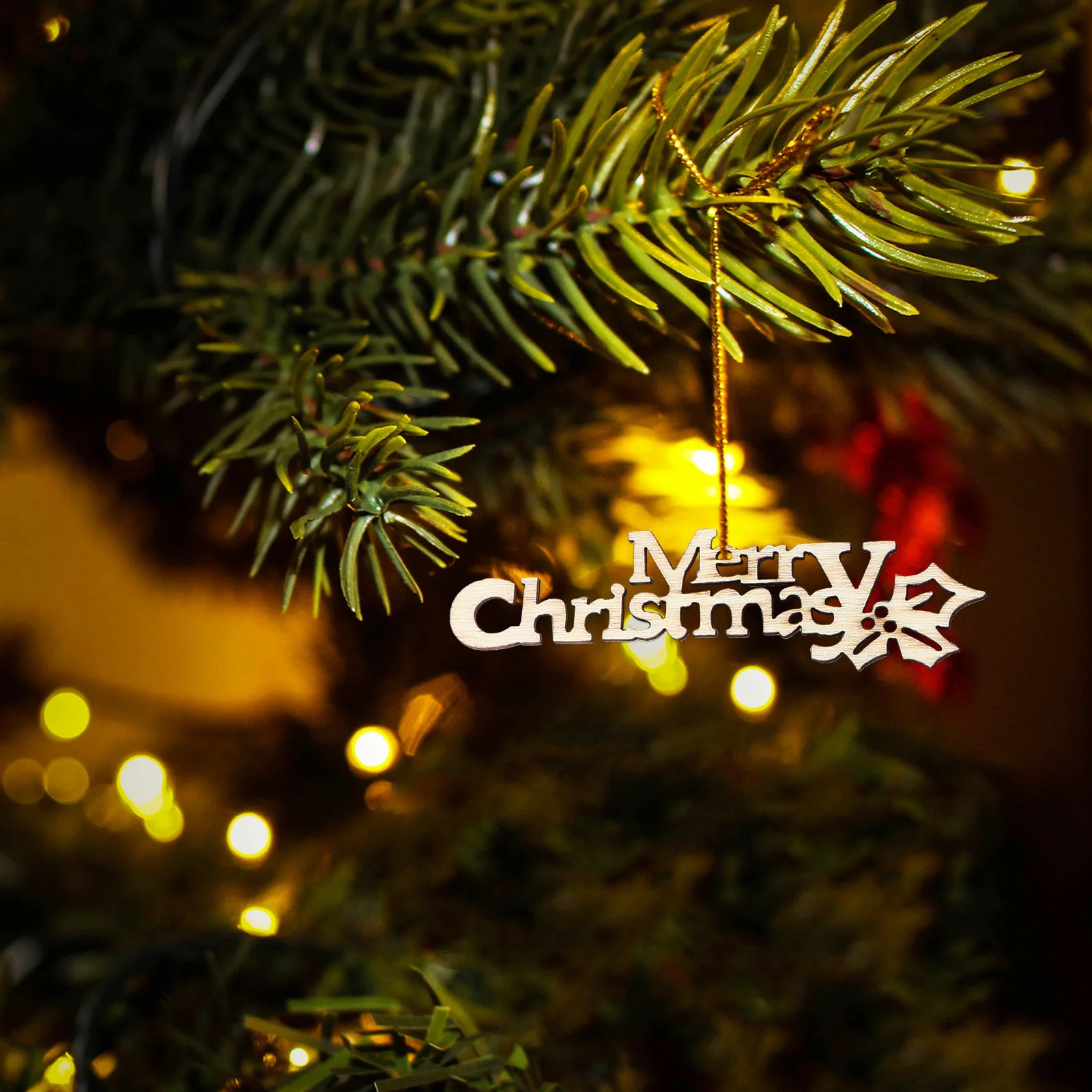 

20pcs Wooden Diy Ornaments Natural Christmas Crafts For Holiday Decor Tree Decoration Xmas Gift Wooden Christmas Ornaments