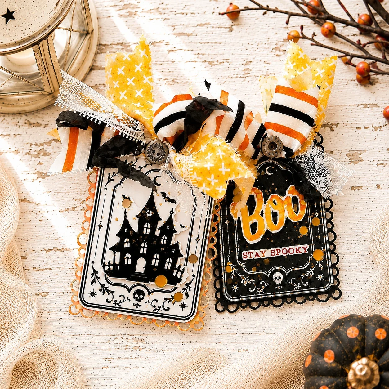 Halloween Ghost Scarecrow Metal Cutting Dies Clear Stamps Hot Foil For DIY Scrapbook Diary Decoration Supplies August 2026 New