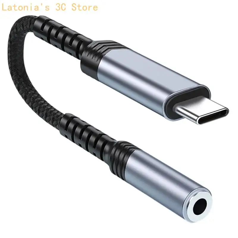 USB-C-auf-3,5-mm-Kopfhörer- und Ladegerät-Adapter für kabelgebundene Videoanrufe X3UB – Detail 2