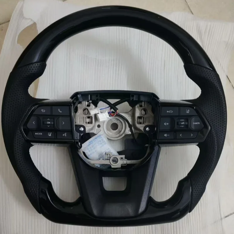 Sport Volante Steering Wheel For Toyota Landcruiser 120 150 200 300 LC200 LC300 FJ120 FJ150 LC70 Fortuner 4 Runner Alphard