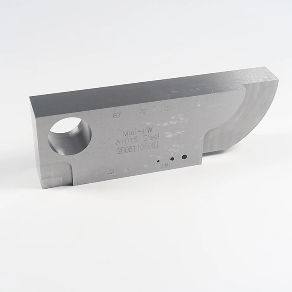 Mini IIW type test block 1018 Steel Calibration Block