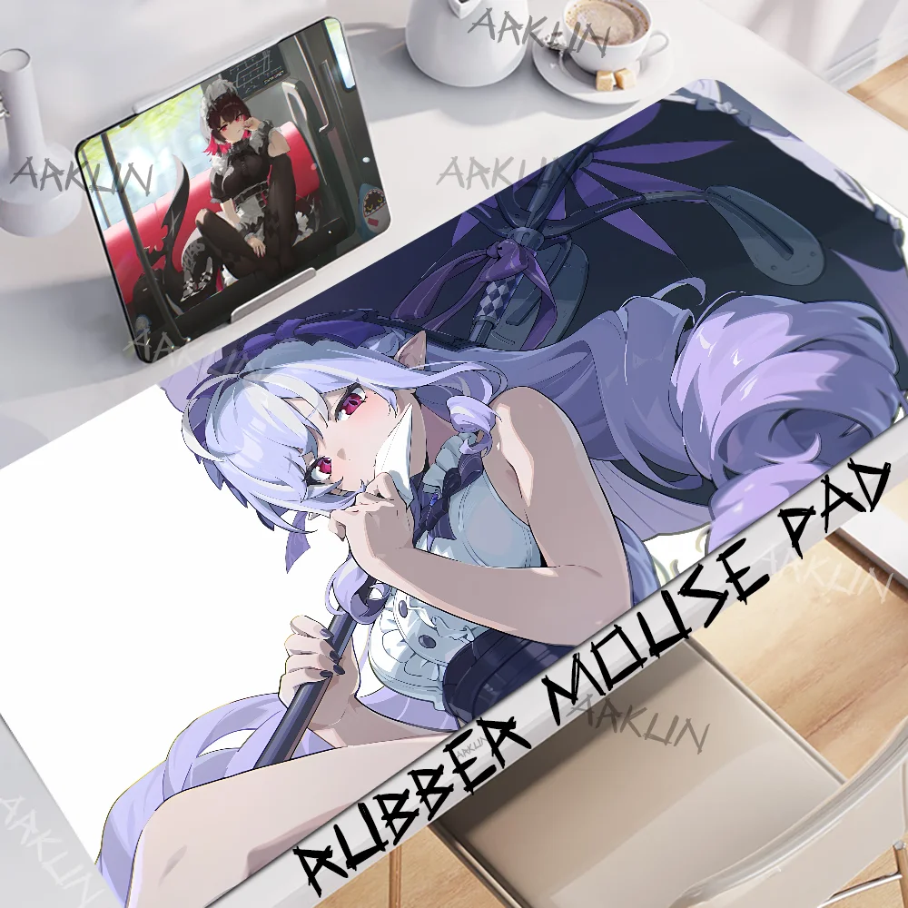 

Kawaii Hot Cute Vivian Popular Zenless Zone ZeroLarge Gaming Mouse Pad XXL 900X400 Gamer Computer Gaming Keypad Table Desk Mat