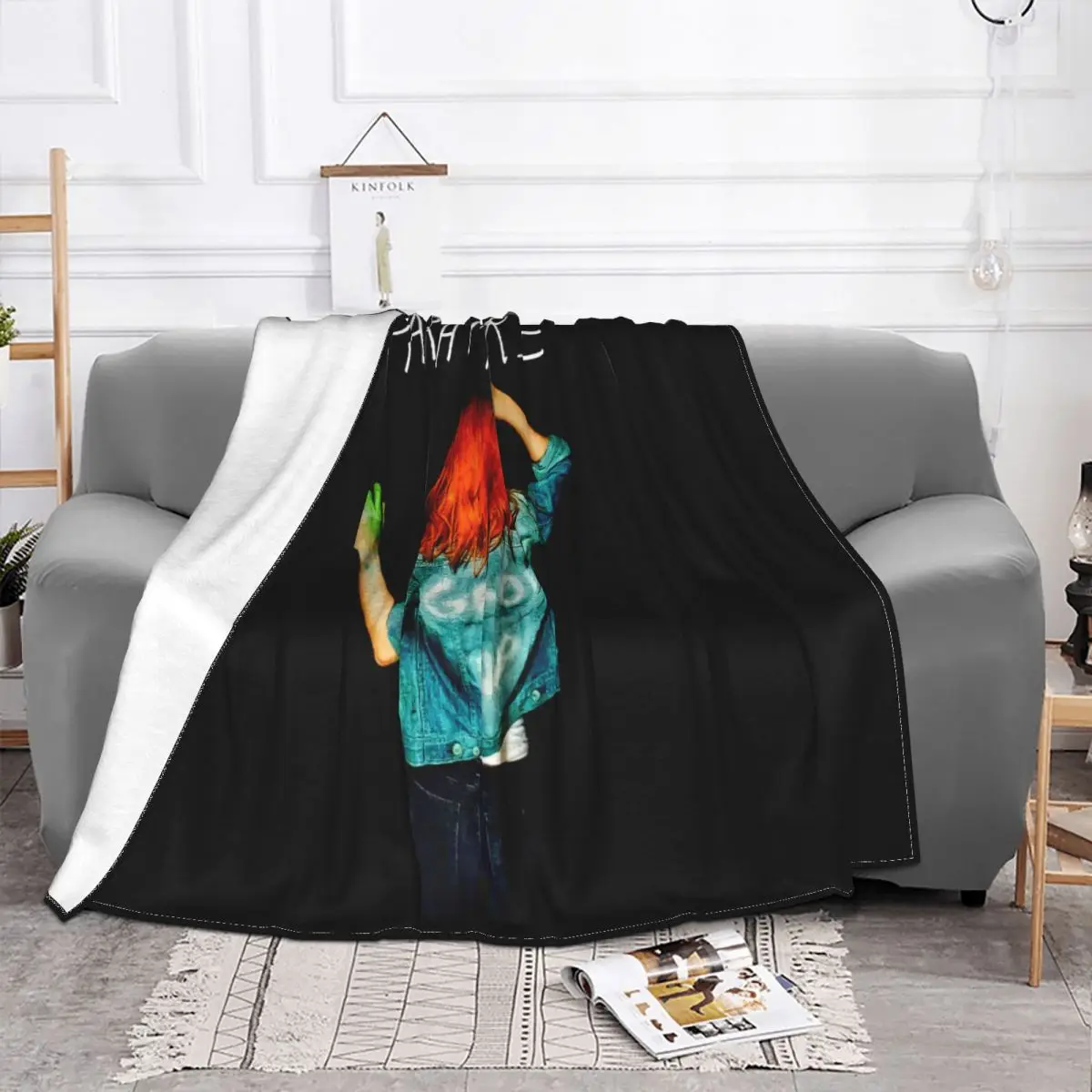 Paramore Grow Up The Self Titled Tour Medium Unisex Black Autumn On Sale Brand Children Throw Blanket