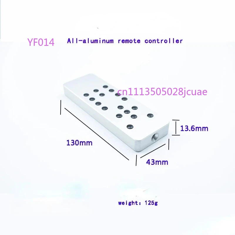 Universal IR Learning Remote Control Aluminum Alloy for CD DVD TV Set-Top Box Audio Preamp