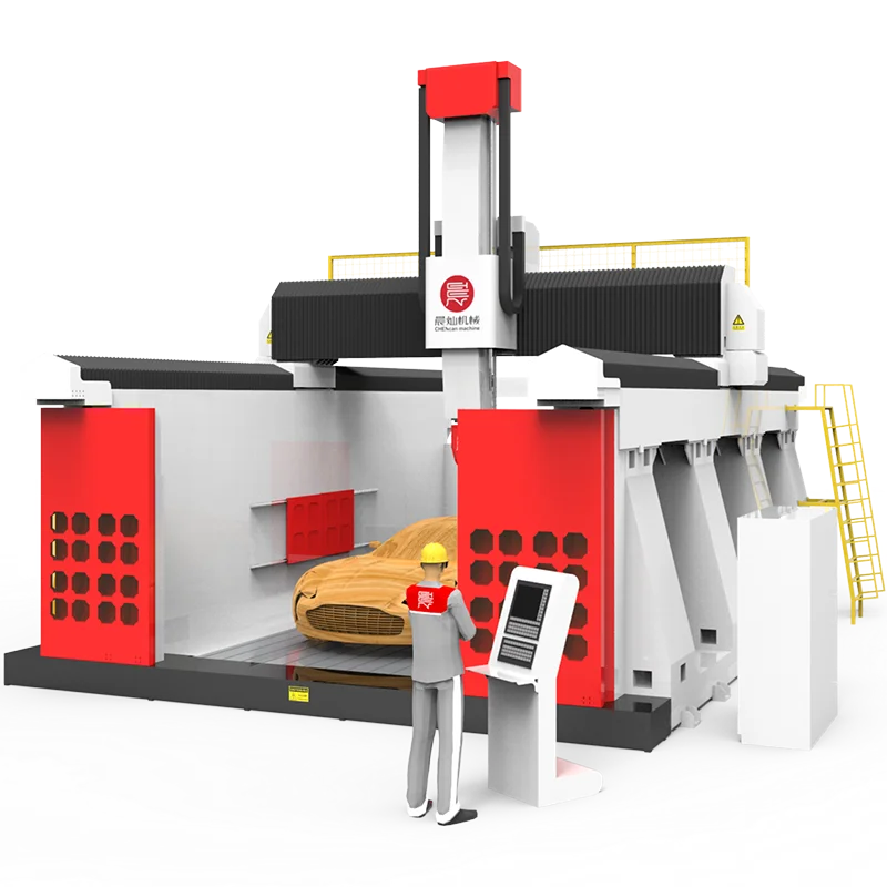 5-Axis CNC Hining Center Used For Thermoformed And Fiberglass Parts Milg