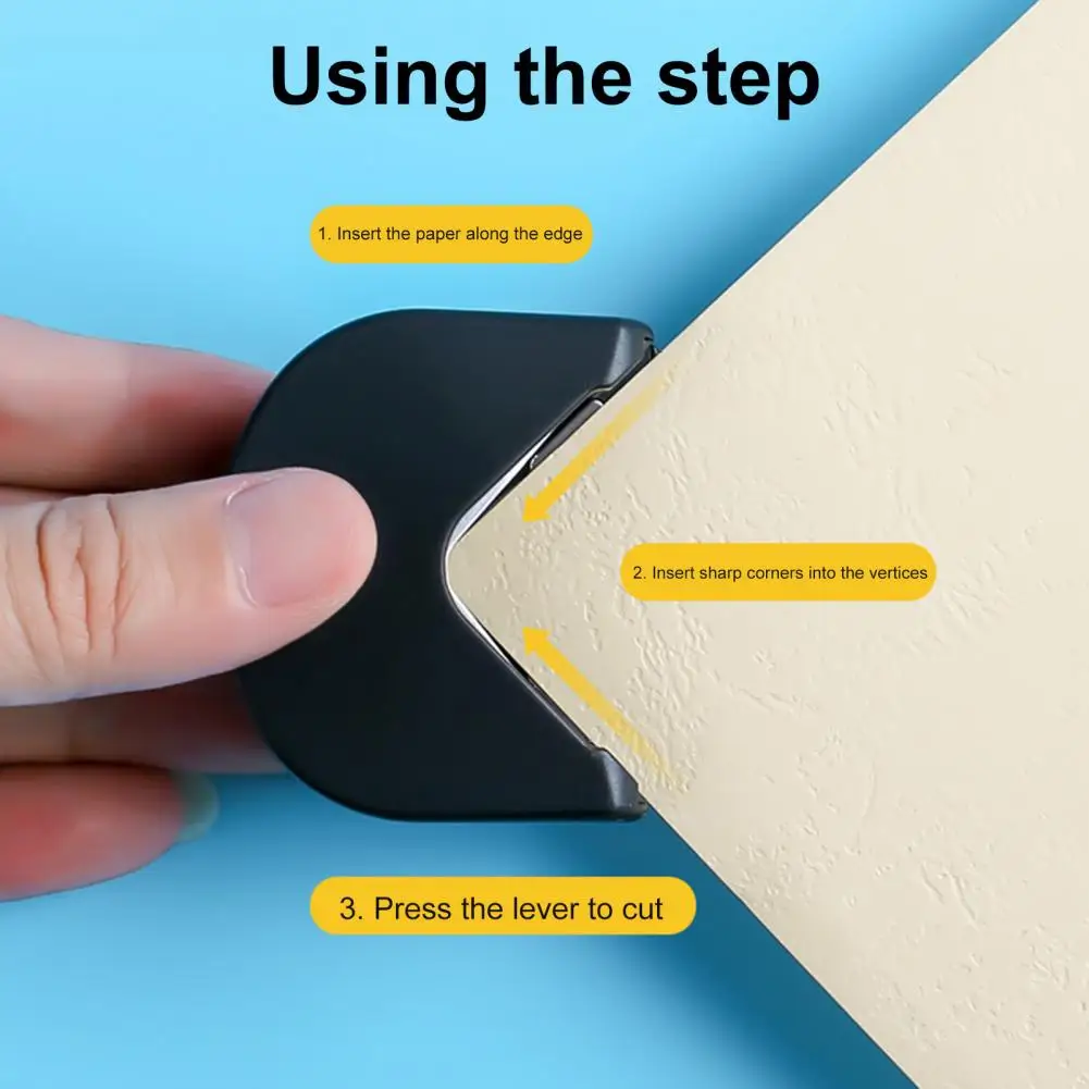 Lightweight  Small Cards Photos Corner Rounder Punch ABS Paper Cutter Labor-saving   for School