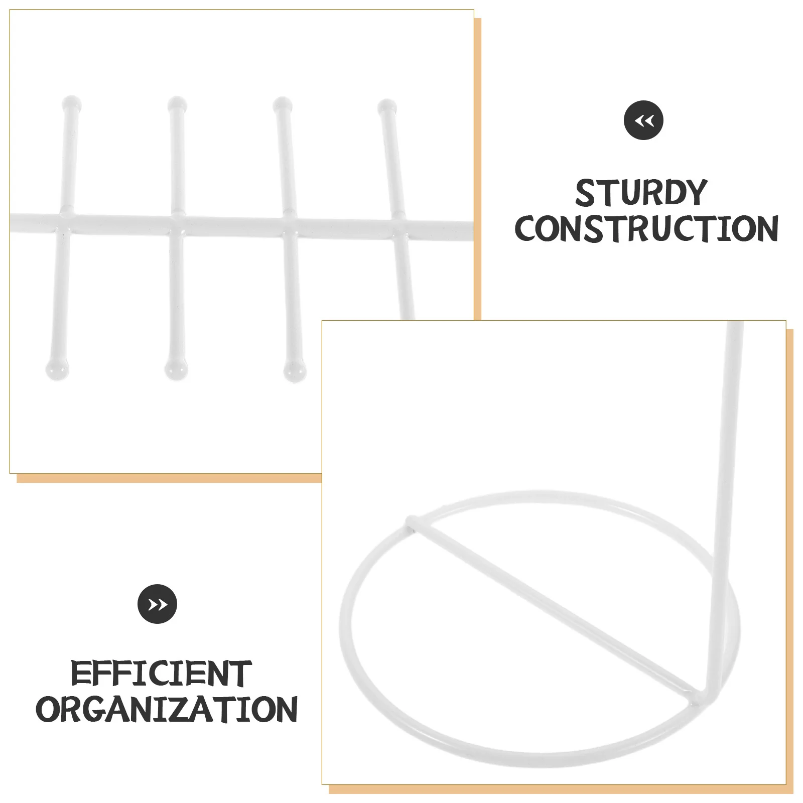 Metal Jewelry Display Rack Iron Art Hanging Organizer Stand Necklace Holder Keychain Bracelet Display for Store