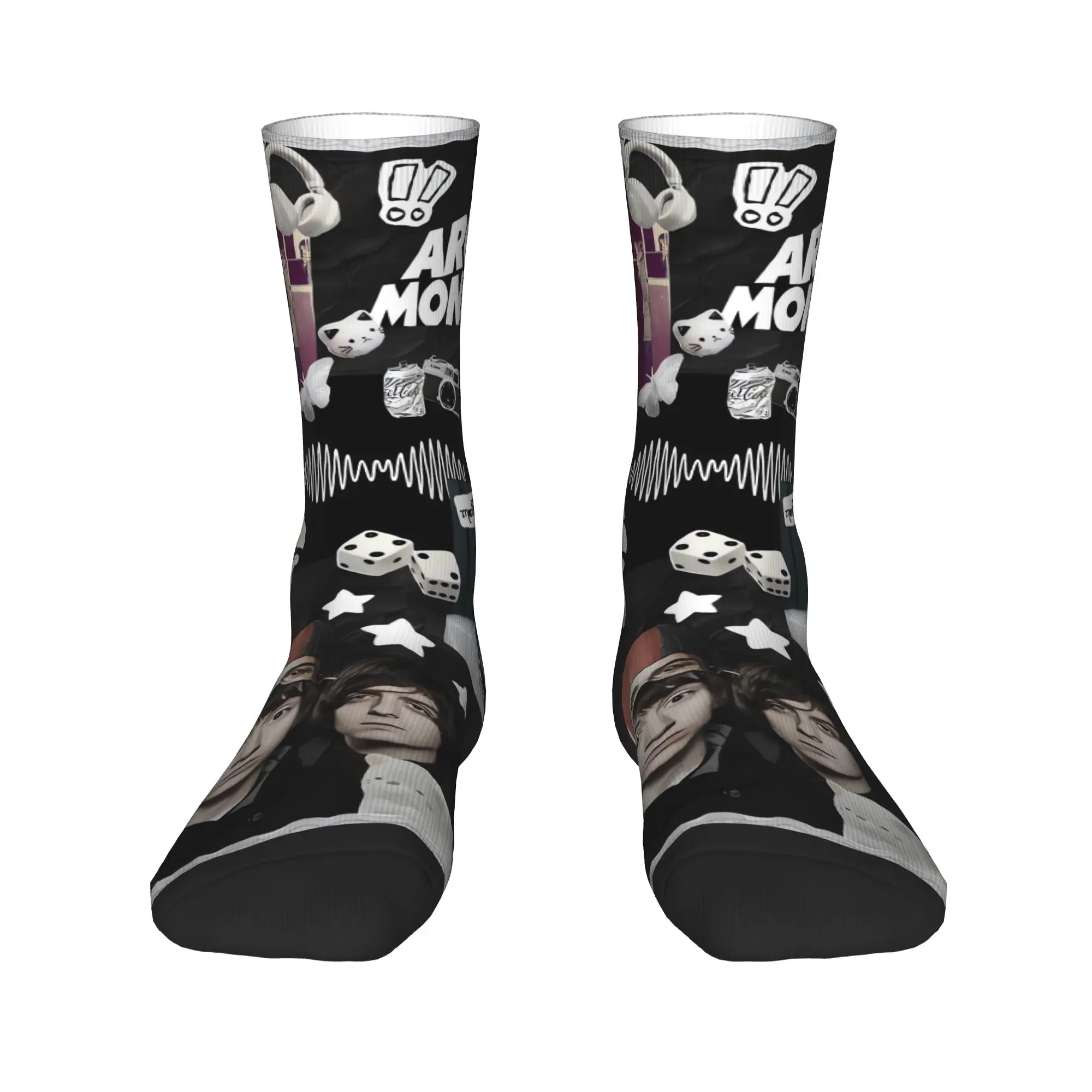 Rock Band Arctic Monkeys Socks  Kawaii Stockings Men High Quality Climbing Socks Winter Graphic Anti Slip Socks view 2