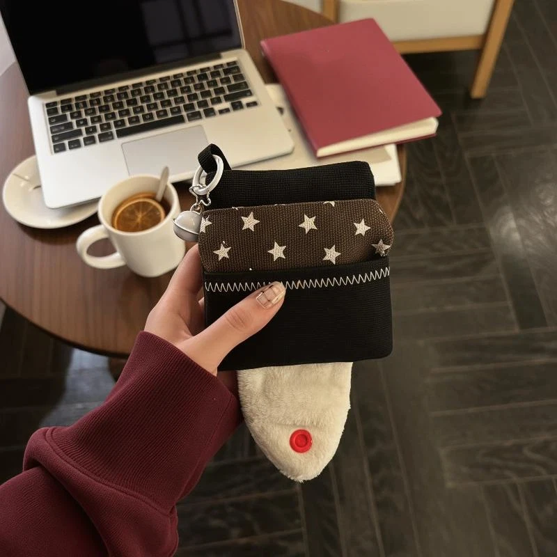 Rice Ball Coin Purse with ID Compartment Perfect for Work and Leisure