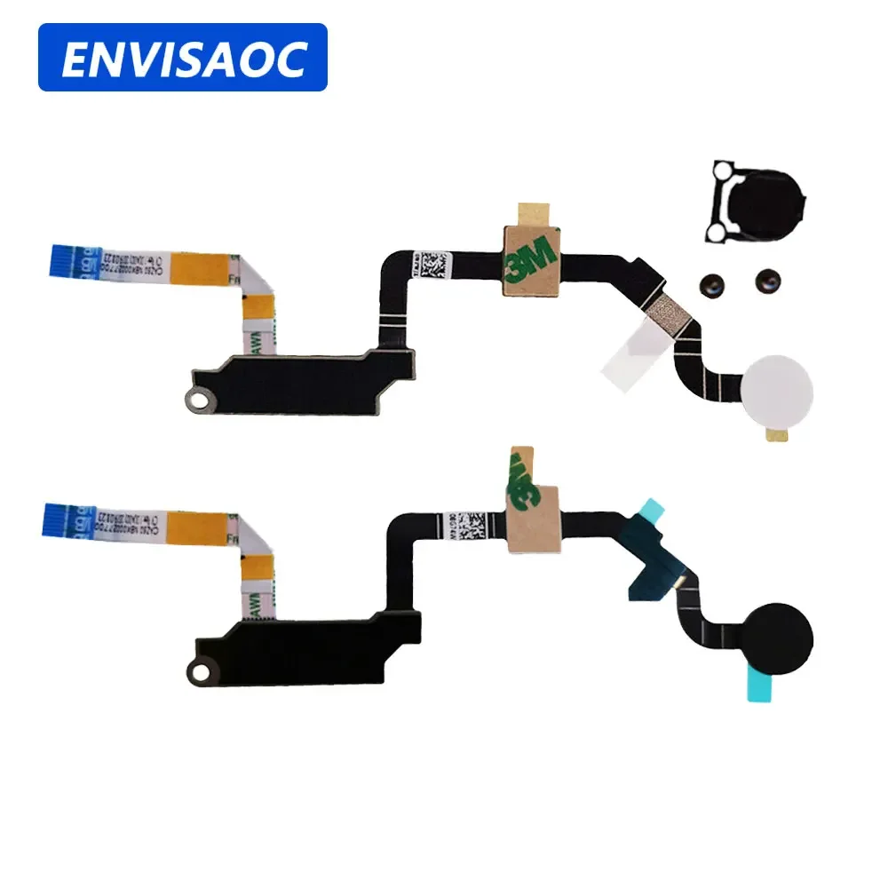 Para dell xps 13 9370 9380 7390 9305 laptop botão de alimentação placa cabo leitor impressão digital interruptor reparação 08g74w 0wpwjx 0ftmn1