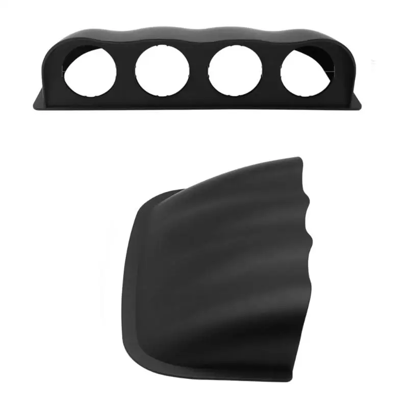 31BC Black Car Gauge Housing Cover 52Mm Quads Gauge Mounting Panel 2/3/4 Holes