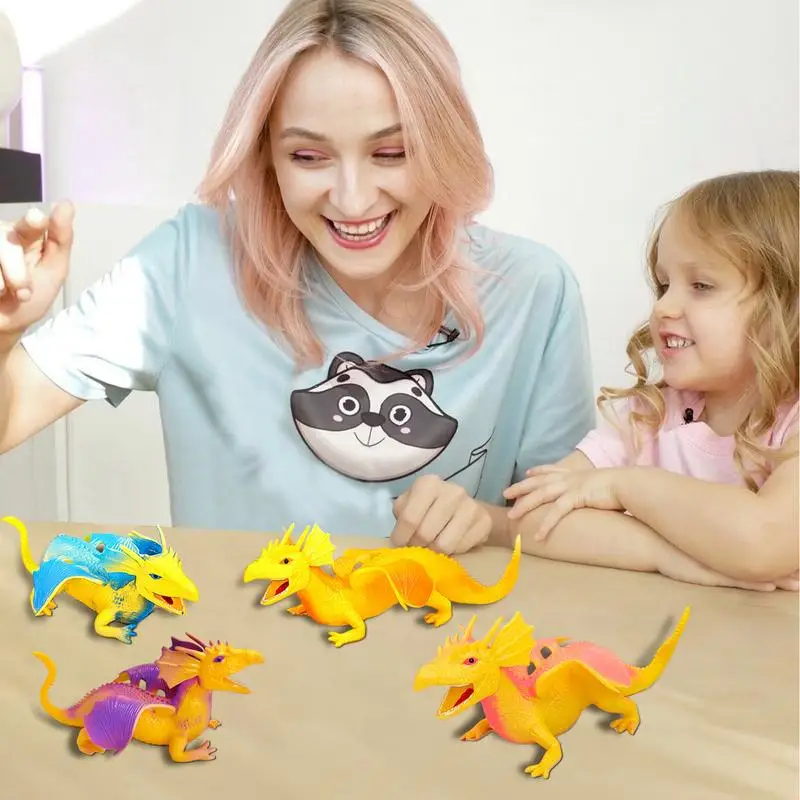 

Sensory Fidget Toys Montessori Educational Interactive Toys Dragon Squeeze Ball Stress Releasing Games Squeezable Flying Dragon