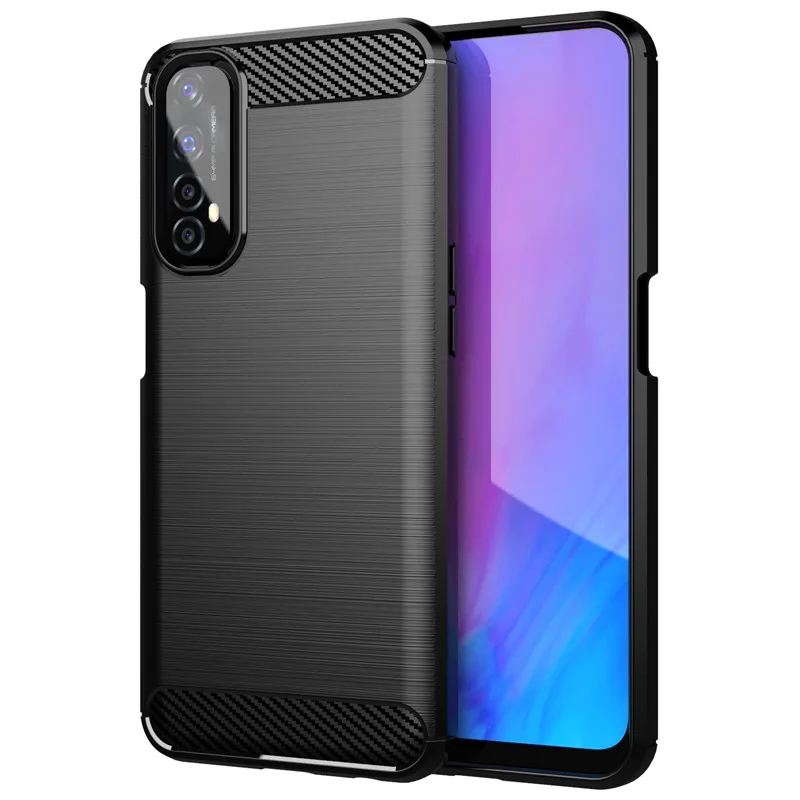 Para Realme Narzo 30 4G caso para Realme Narzo 30 4G cubierta a prueba de golpes a prueba suave de silicona TPU funda trasera del teléfono para Realme Narzo 30 4G