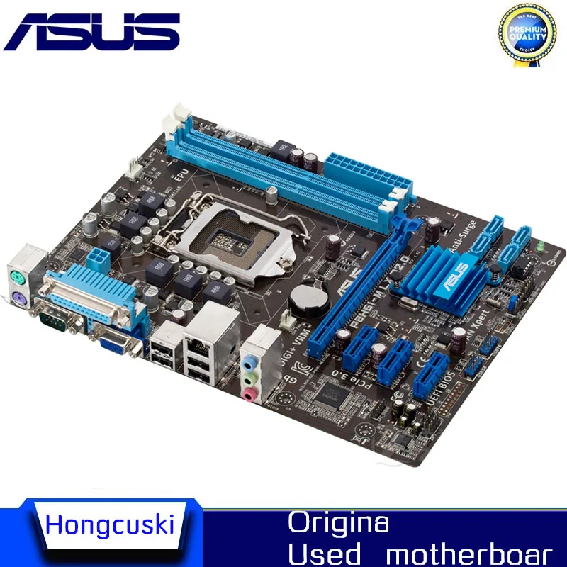 For Asus P8H61-M LX R2.0 Desktop Motherboard H61 Socket LGA 1155 i5 i7 DDR3 uATX UEFI BIOS Original Used Mainboard VGA On Sale