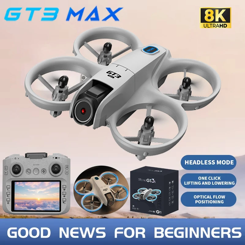 

GT3 Max новый оригинальный дрон 8K GPS профессиональная аэрофотосъемка дистанционное управление самолетом HD двойная камера квадрокоптер БПЛА игрушка подарки