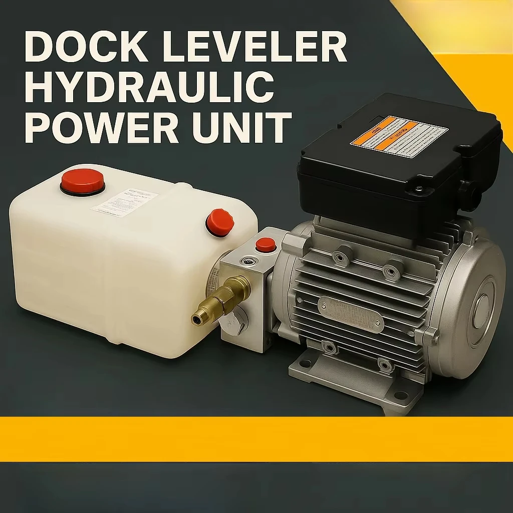 15Kpa Single Acting Dock Leveler Hydraulic Power Unit 220v AC High Pressure Steel Pump Wireless Control Hydraulic Power Pack