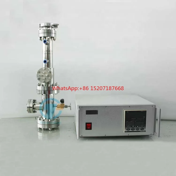 Horno de tubo de vacío de alta temperatura con pozo de refrigeración de gas para recocido de muestras en campo magnético alto, horno de tubo de recocido