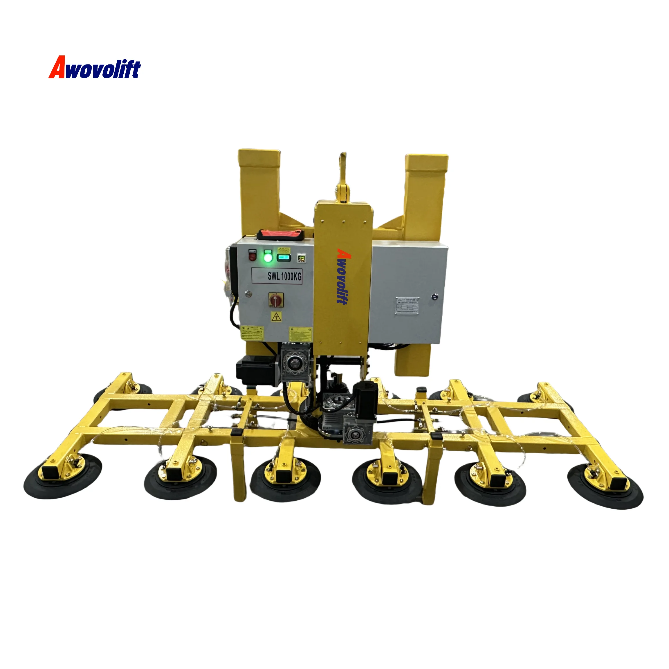 Awovolift Electric Glass Window Suction Cup Vacuum Device Lifting for Glass Panel Remote Control Flip and Rotation1000kg