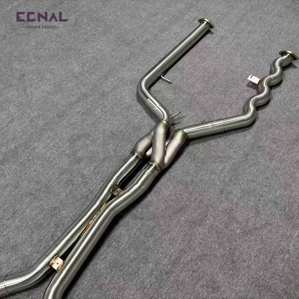 

Ecnal Exhaust Equal Length Mid Pipe Z-pipe Design 70mm/2.75inches Sport Exhaust System for BMW G80 M3 G82 M4 G87 M2 S58 3.0T