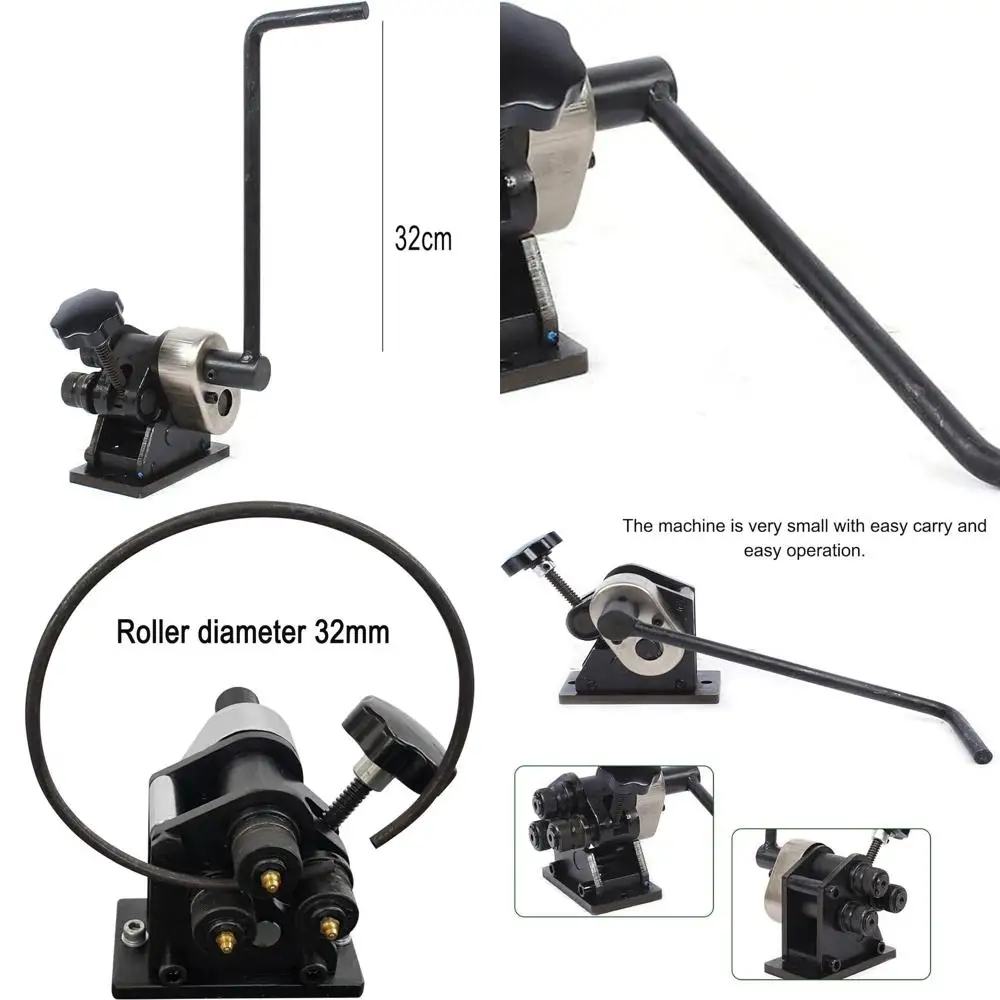 

Трубогибочный станок JOSBY, ручной, для гибки труб, с регулируемым зазором, вальцовочный станок для круглой стали 1/4 дюйма