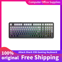Attack Shark X98 Wireless Keyboard Gasket Customized Side-etched Key Full-key Hot-swappable Fast Response Gaming Keyboard