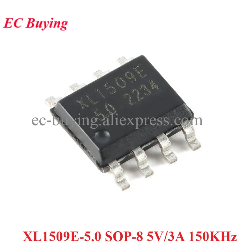 5pcs/lot XL1509E-5.0 SOP-8 XL1509E 5V/3A 150KHz PWM Buck Step Down DC-DC Power Converter Regulator IC Chip New Original