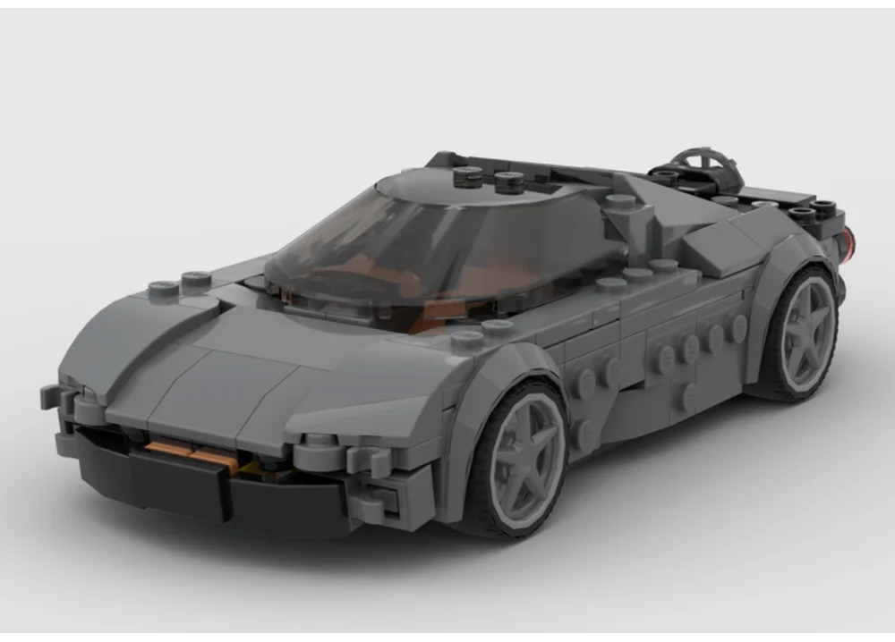 

MOC-T50 City Speed Champion Racing Sports Car Building Moc Blocks Creative Garage Boy Toys Christmas Children's Gifts