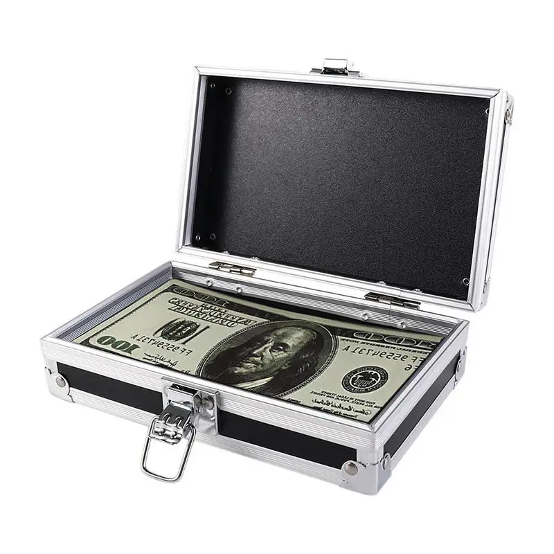 Small Size Portable Instrument Aluminum Box Drop-Resistant Hard Case Jewelry Storage Special Toolbox with Alloy Construction