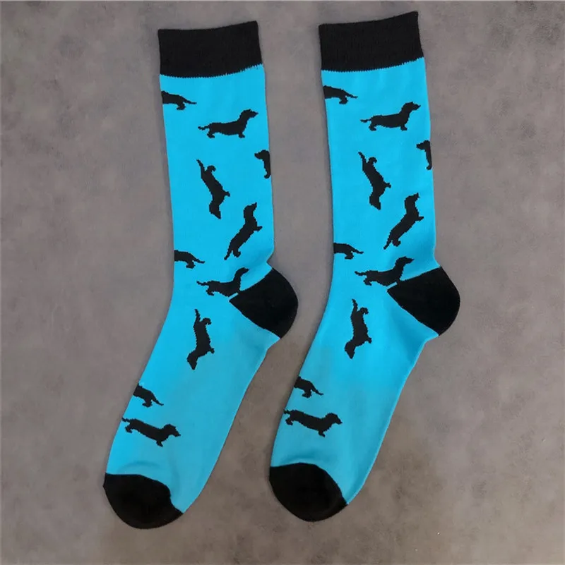 Adulte équipage coton chaussettes chien pattes griffes animal de compagnie rue mode Animal saucisse teckel Hush chiot chiot drôle nouveauté amoureux de dessins animés