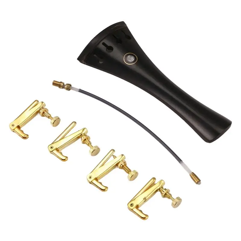 

Новый струнодержатель ABJX из эбенового дерева для скрипки 4/4